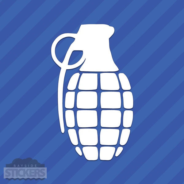 Hand Grenade Vinyl Decal Sticker JDM Weapon Explosion