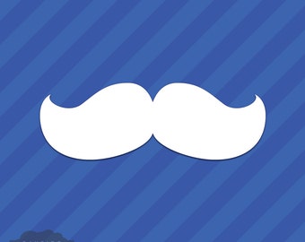 I Mustache You A Question Vinyl Decal Sticker - Etsy