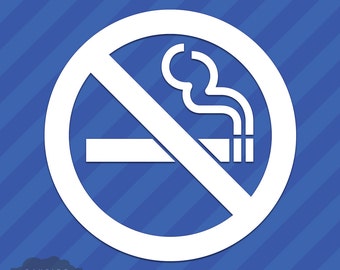 Kein Rauchen Symbol Decal Aufkleber Business-Warnschild