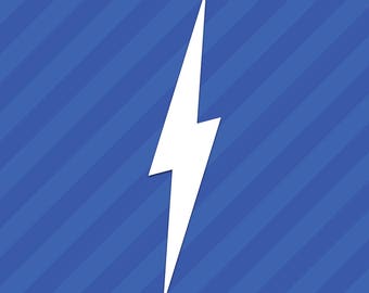 Lightning Bolt Vinyl Decal Sticker
