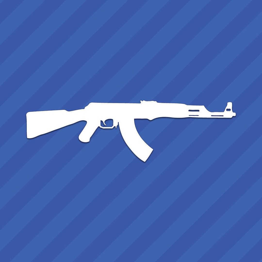 AK-47 Gun Vinyl Decal Sticker - Etsy