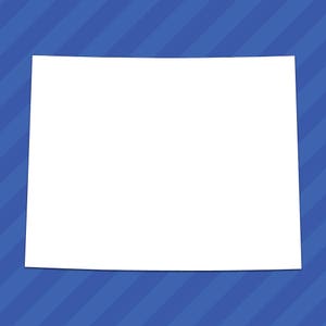 Wyoming WY State Outline Vinyl Decal Sticker