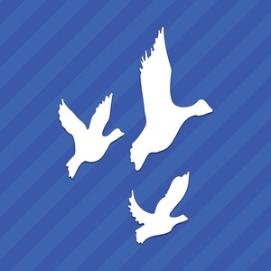 Birds Flying Vinyl Decal Sticker
