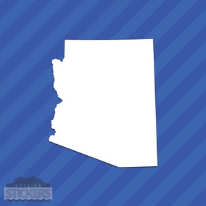 Arizona AZ State Outline Vinyl Decal Sticker