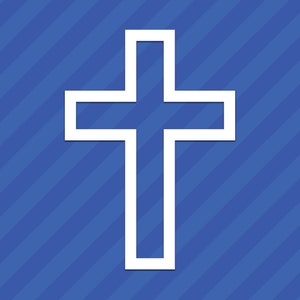 Religious Cross Vinyl Decal Sticker