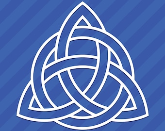 Triquetra Symbol Keltischer Knoten Vinyl Aufkleber Aufkleber