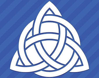 Triquetra Symbol Keltischer Knoten Vinyl Aufkleber Aufkleber