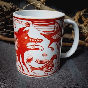 Taza de cerámica - Jabalí celtíbero -