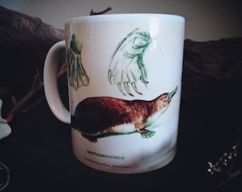 Vintage ceramic mug - Platypus -