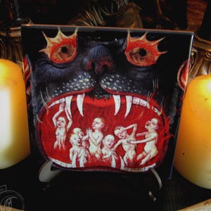 Ceramic Tile Decor - Mouth of Hell -