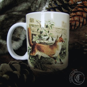 Taza de cerámica vintage - Anatomía de Zorro -