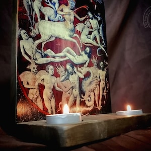 Ritual Altar Candle holder - Mouth of Hell - Medieval Demons (XV)
