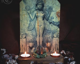 Rituell altarljushållare - Lilith - Sumerisk gudinna