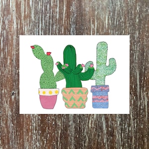 clever cacti anniversary valentine's day card, 'thanks for loving all of me, even my prickly parts'