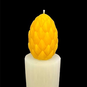 3D silicone dragon egg mold for candle soap resin - 3.75”