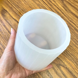 3.75” Silicone cylinder pillar candle Mold - round candle mold - homemade