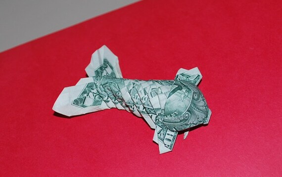 Money Origami Origami Fish Koi Fish Us Dollar Bill Fish Gift Fish Decor Fish Ornament Fish Accessary - 