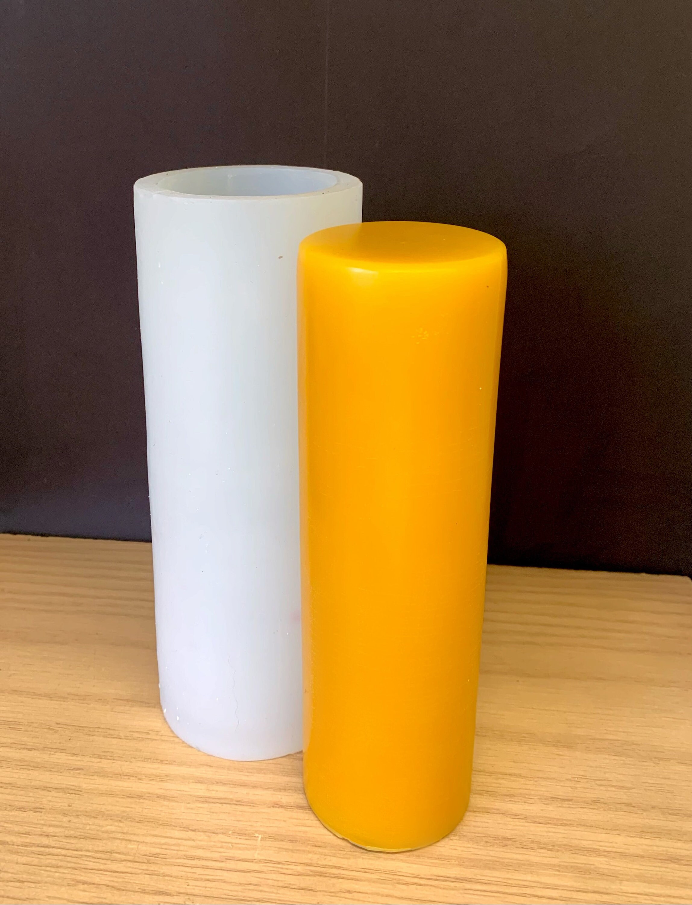 7 Flat top silicone pillar candle mold soap resin mold Etsy