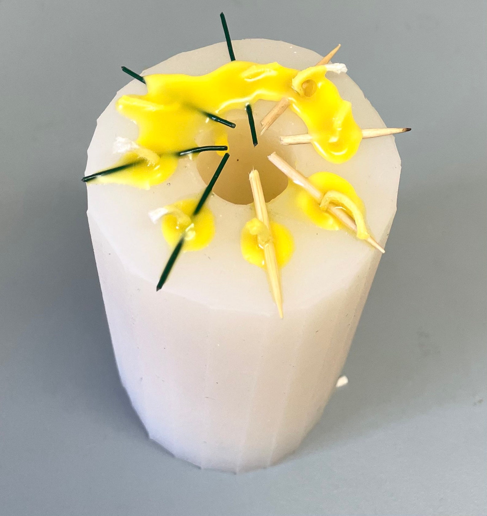 Silicone birthday candle mold 8 cavities mini tiny taper Etsy