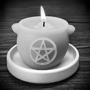 3D Silicone witch pot Mold - witch cauldron mold - ritual spiritual magic candle mold - homemade