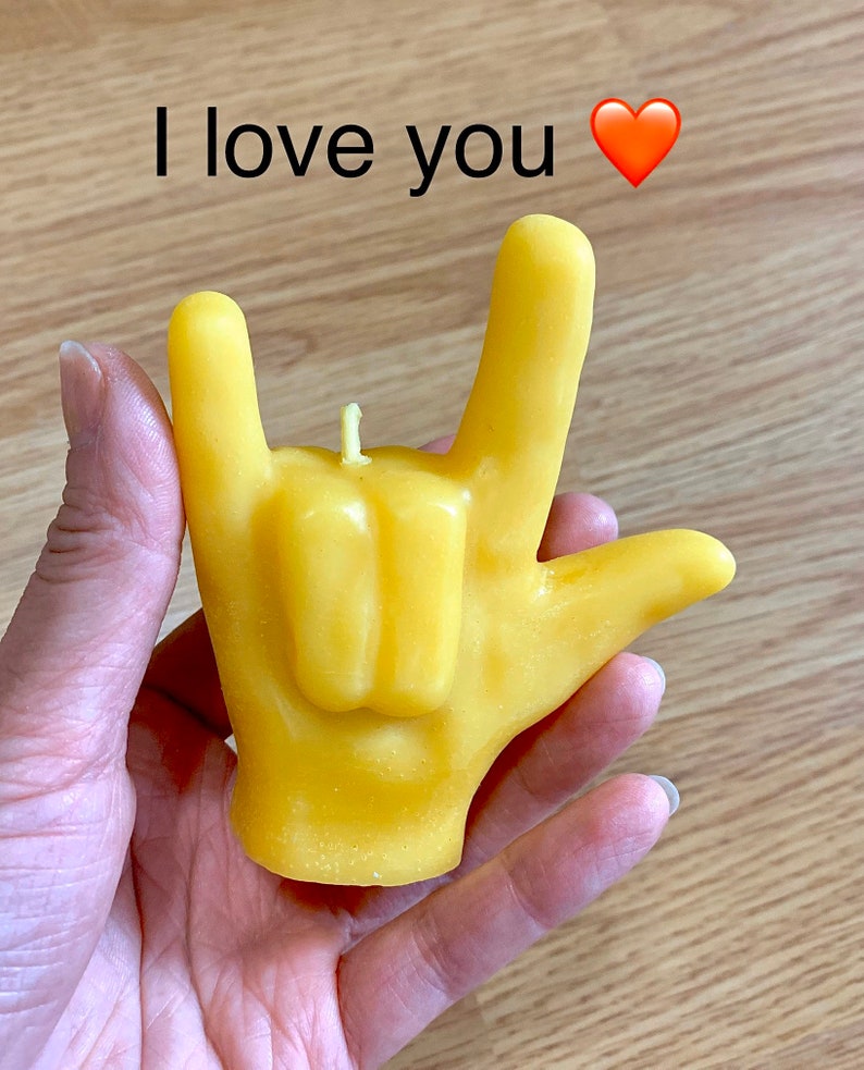 hand candle mold silicone