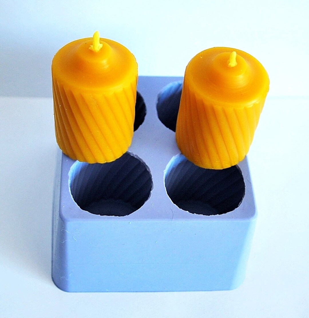 Silicone Candle Mold Silicone Votive Mold Votive Candle Mold 4 Cavity