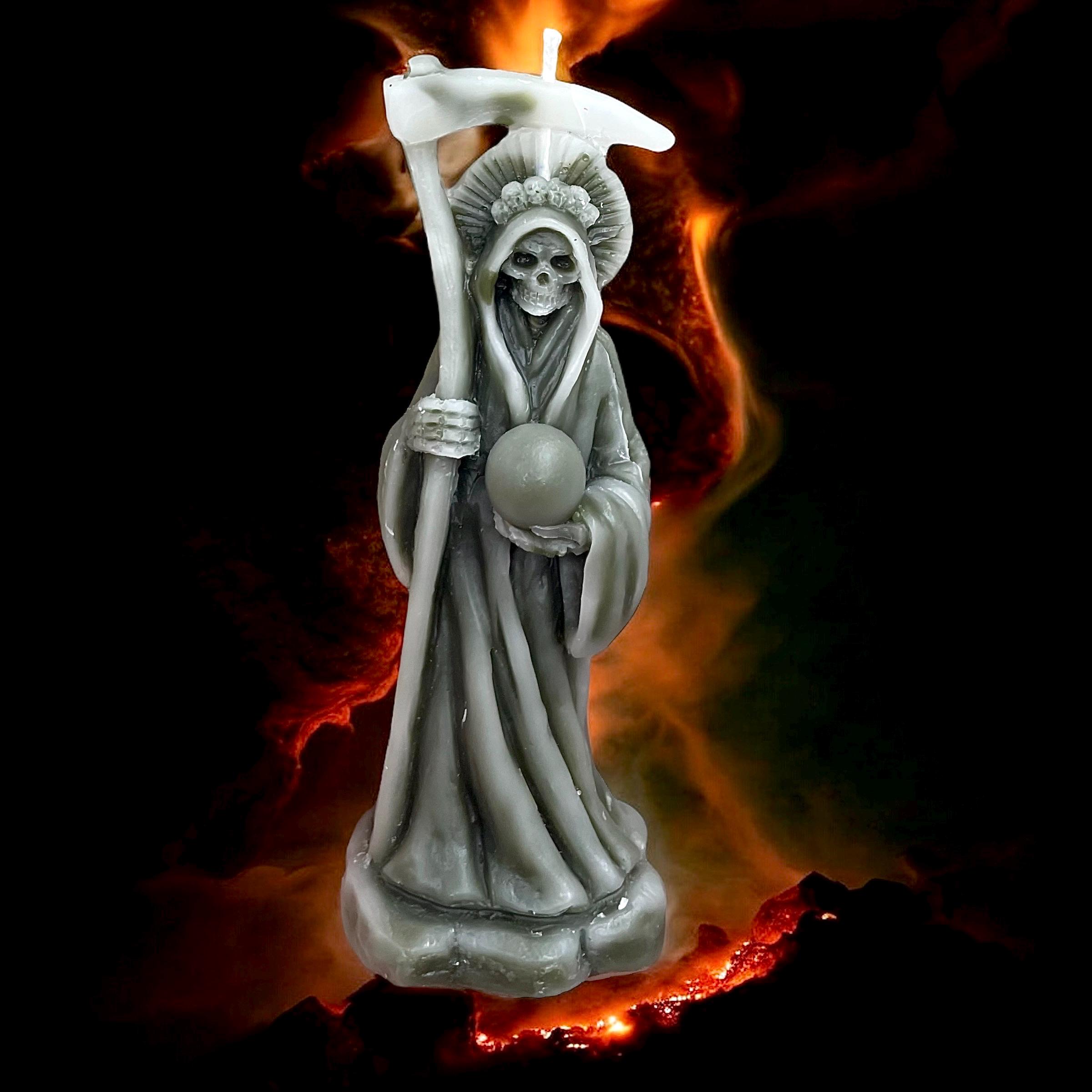 5” 3D Silicone Grim Reaper Mold - Death Mold - Halloween Candle