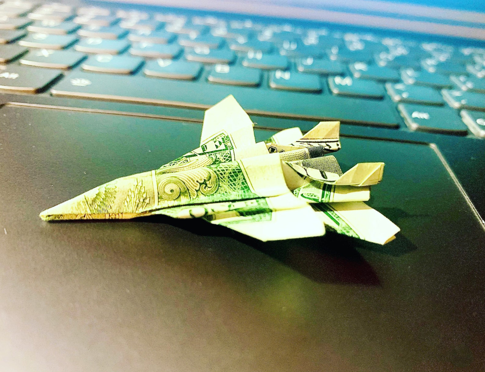 Geld Origami Flugzeug Origami Flugzeug Kampfjet US | Etsy