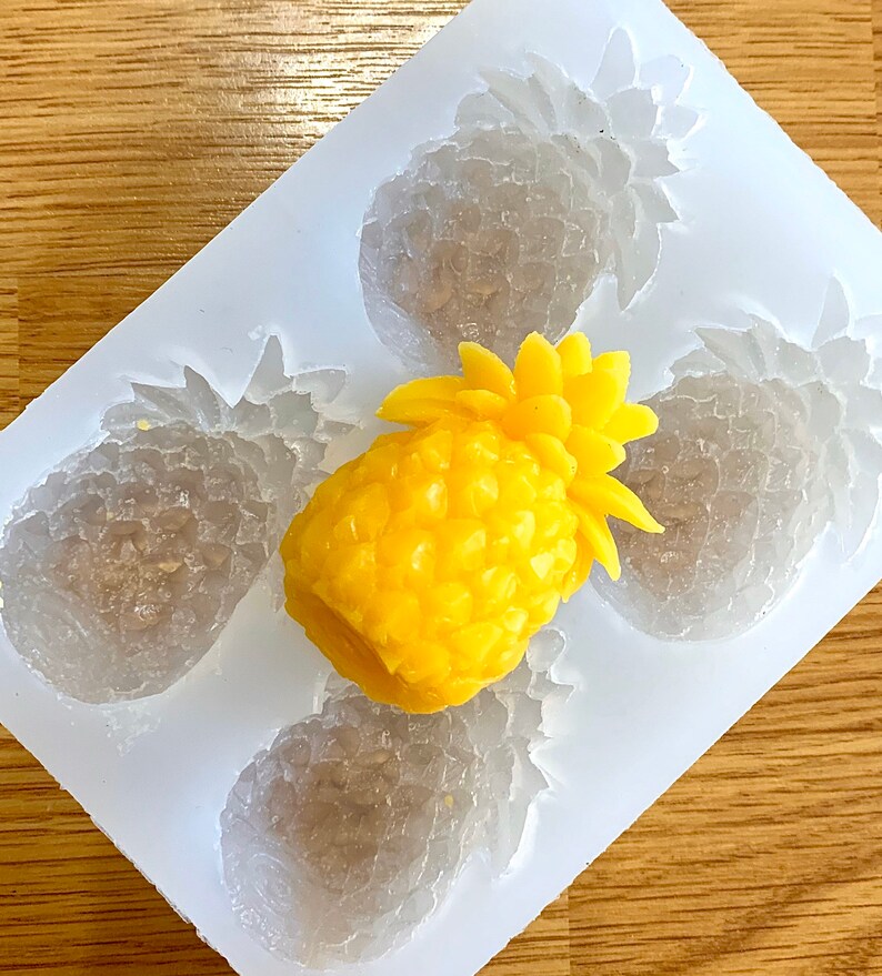 Silicone pineapple mold resin chocolate jewelry jello wax Etsy
