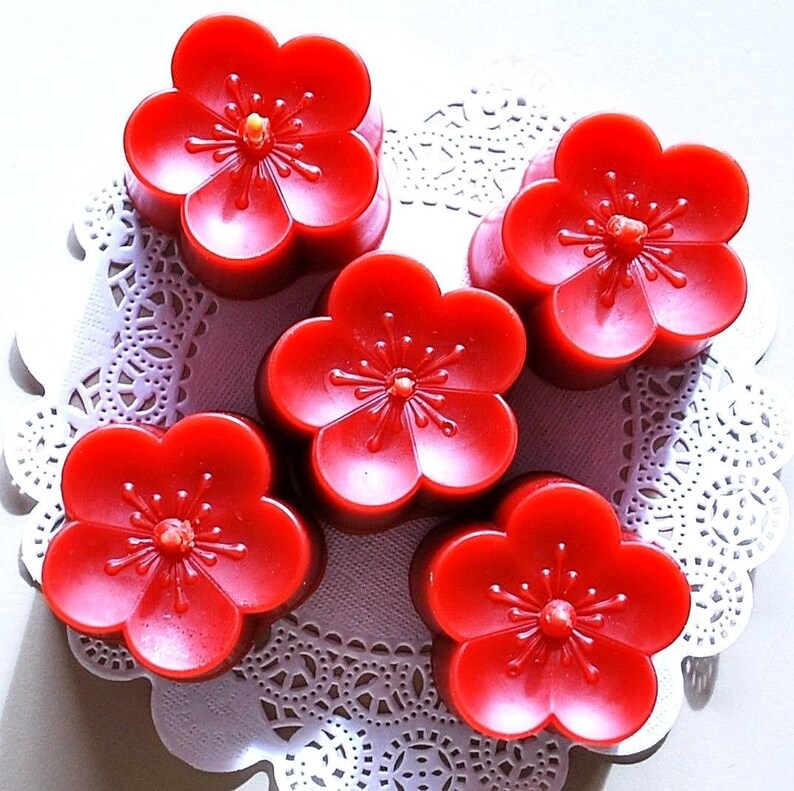 Silicone Flower Mold Votive Candle Mold Floating Candle Etsy