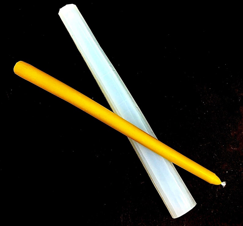 Silicone Long Taper Candle Mold Single Cavity 11.75 Etsy