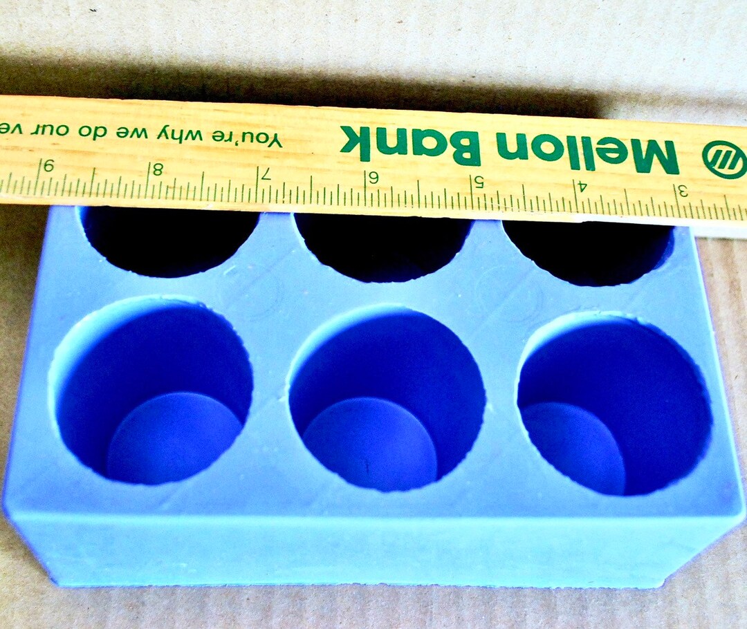 Silicone Votive Candle Mold Round Votive Mold 6 Cavity Mold Homemade