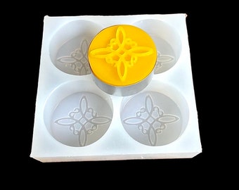 Silicone witches knot tealight candle Mold - Celtic knot - witchcraft symbols - witches spell candle - Wicca witchcraft mold