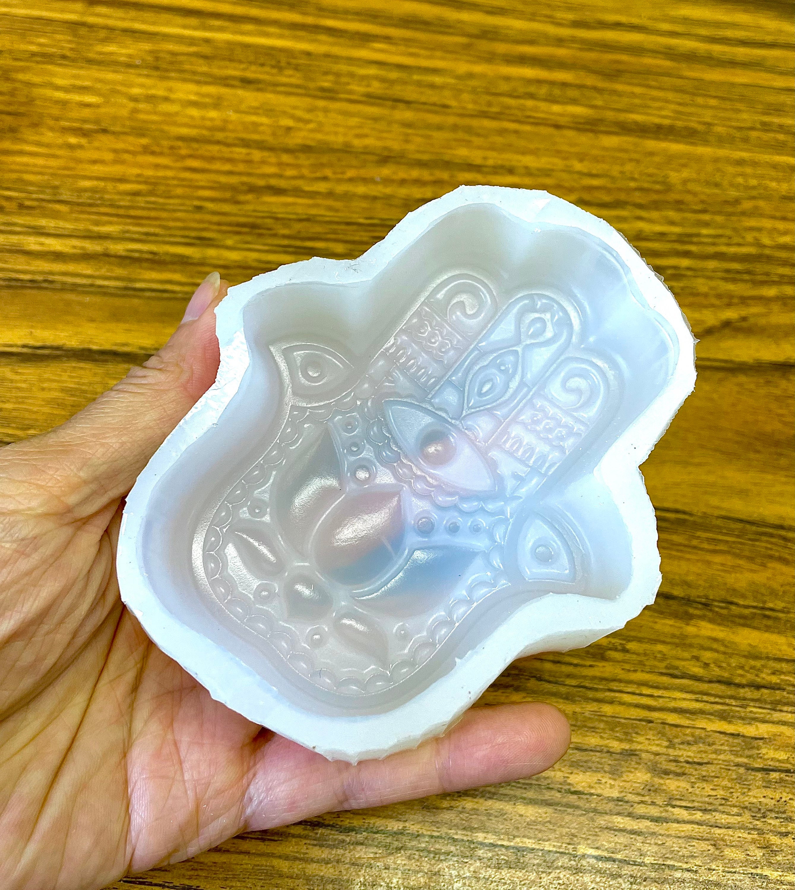 Style 2 Silicone Hamsa Hand Mold 3.5 Soap Resin Wax Mold Etsy Australia