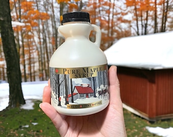 Jarabe de arce puro premium - 100 % sabor rico en ámbar grado A - Gourmet Kitchen Essential