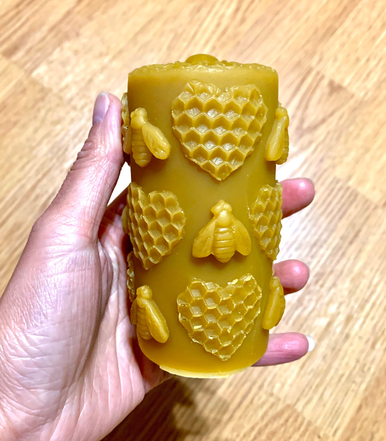 Silicone honeybee Pillar candle Mold homemade Etsy