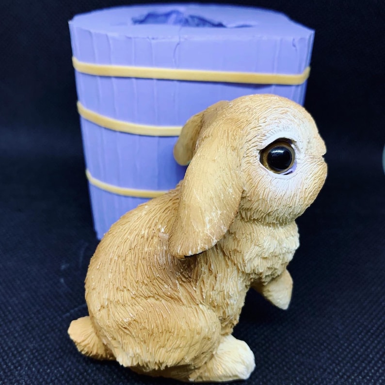 Silicone Bunny Mold 3D Rabbit Mold Silicone Rabbit Mold Etsy