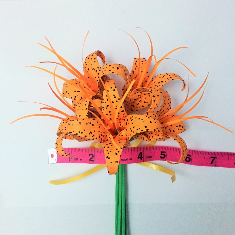 Origami Lilies Paper Lily Tiger Lily Day Lily Lily Etsy