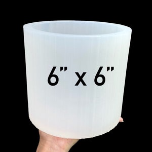 Large silicone pillar candle mold - round cylinder mold - resin concrete mold - 6” x 6”