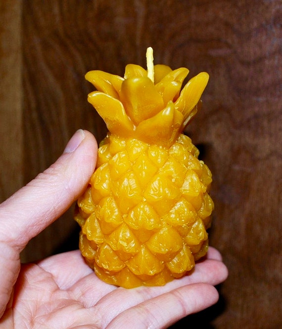 Beeswax candle pineapple candle pillar candle decorative Etsy