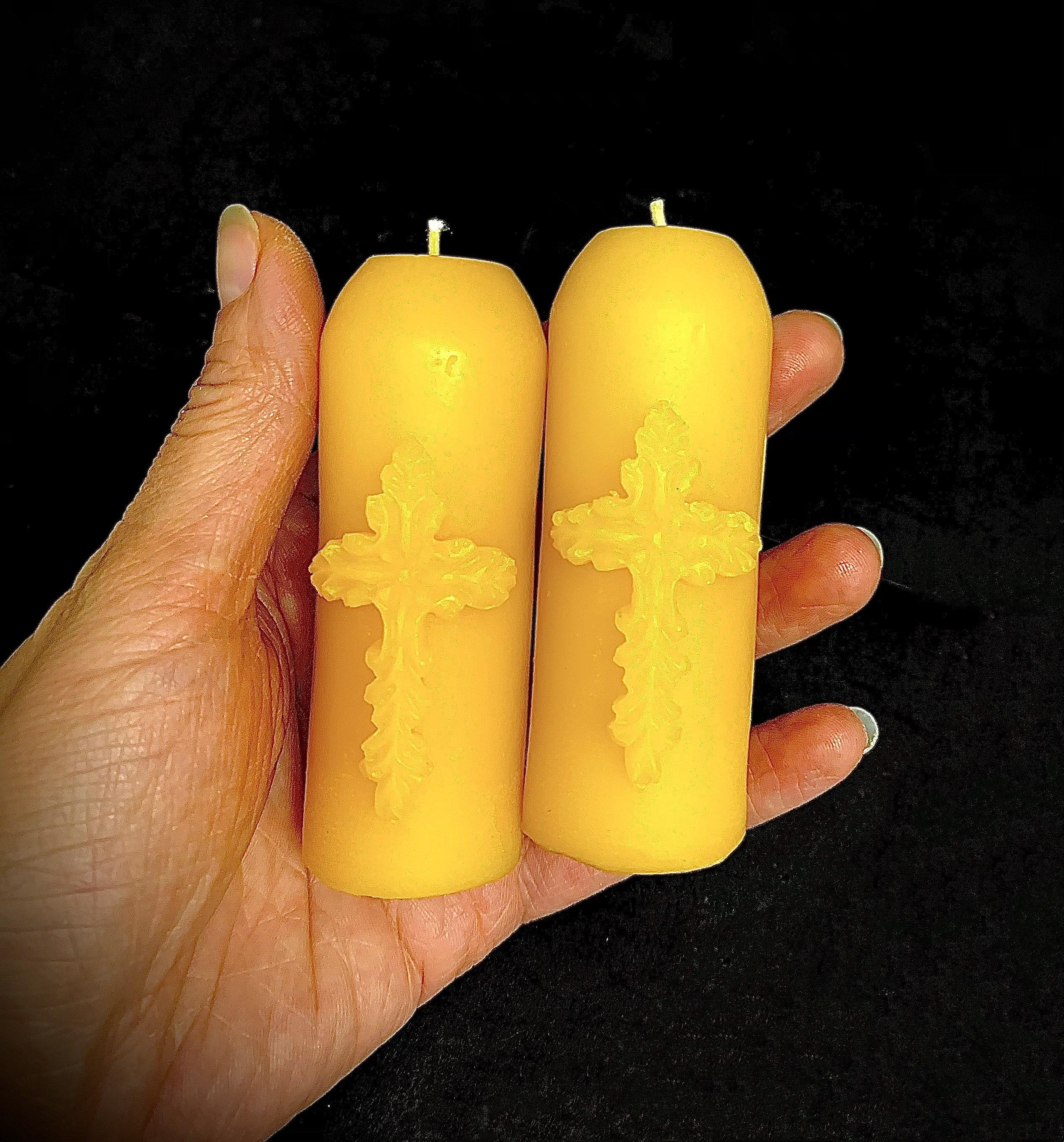 Little religious candle mold silicone mini pillar mold Etsy