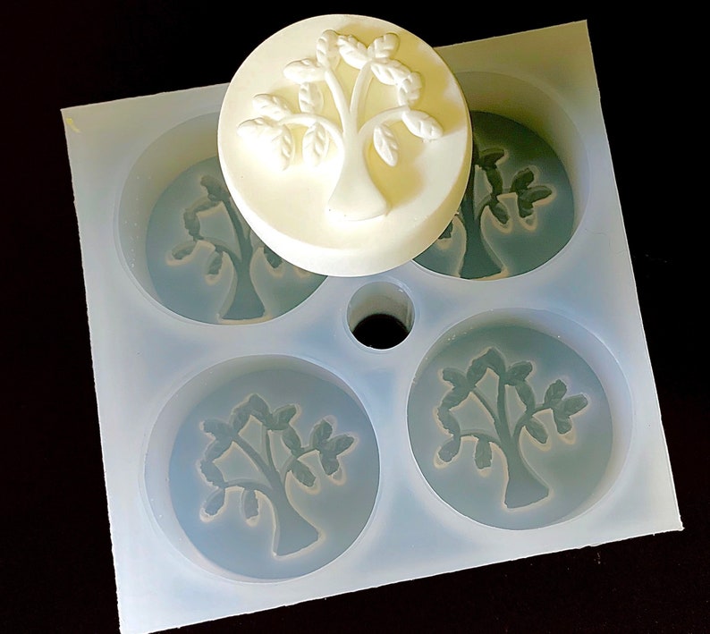 Silicone life tree Tea light candle Mold wax melt lotion bar Etsy