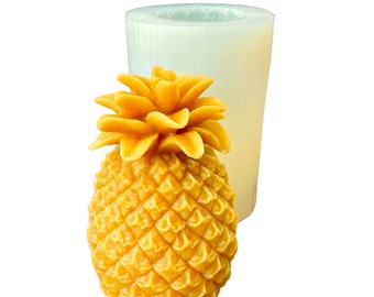 Life size 3D silicone pineapple mold - Pineapple candle soap resin concrete mold