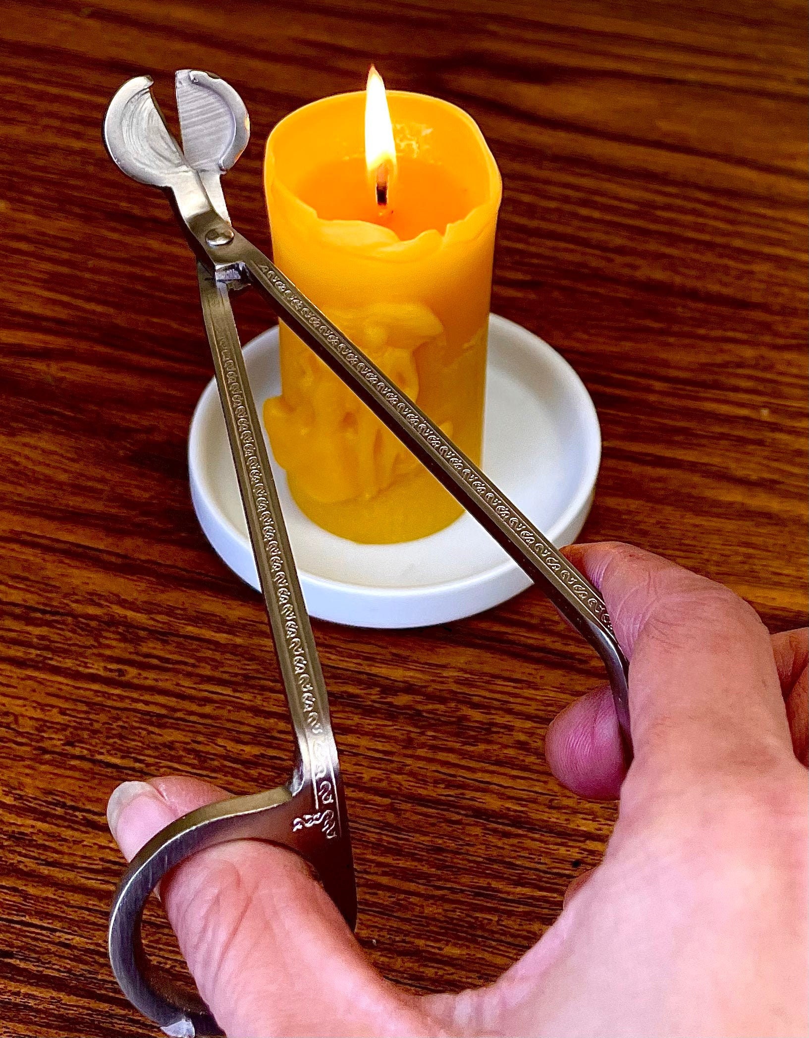 Light Candle Wick Trimmer, Polished Stainless Steel Wick Trimmer 
