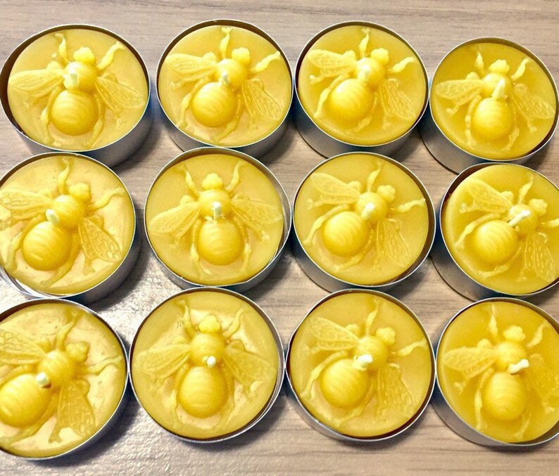 Silicone Tea light candle Mold honeybee bee mould wax melt Etsy