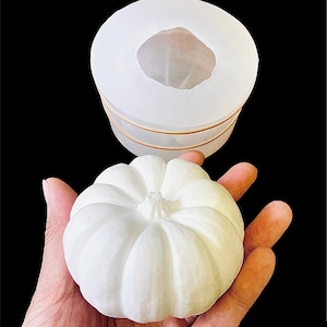 3D pumpkin mold - silicone pumpkin mold - pumpkin candle mold - pumpkin soap mold - homemade mold