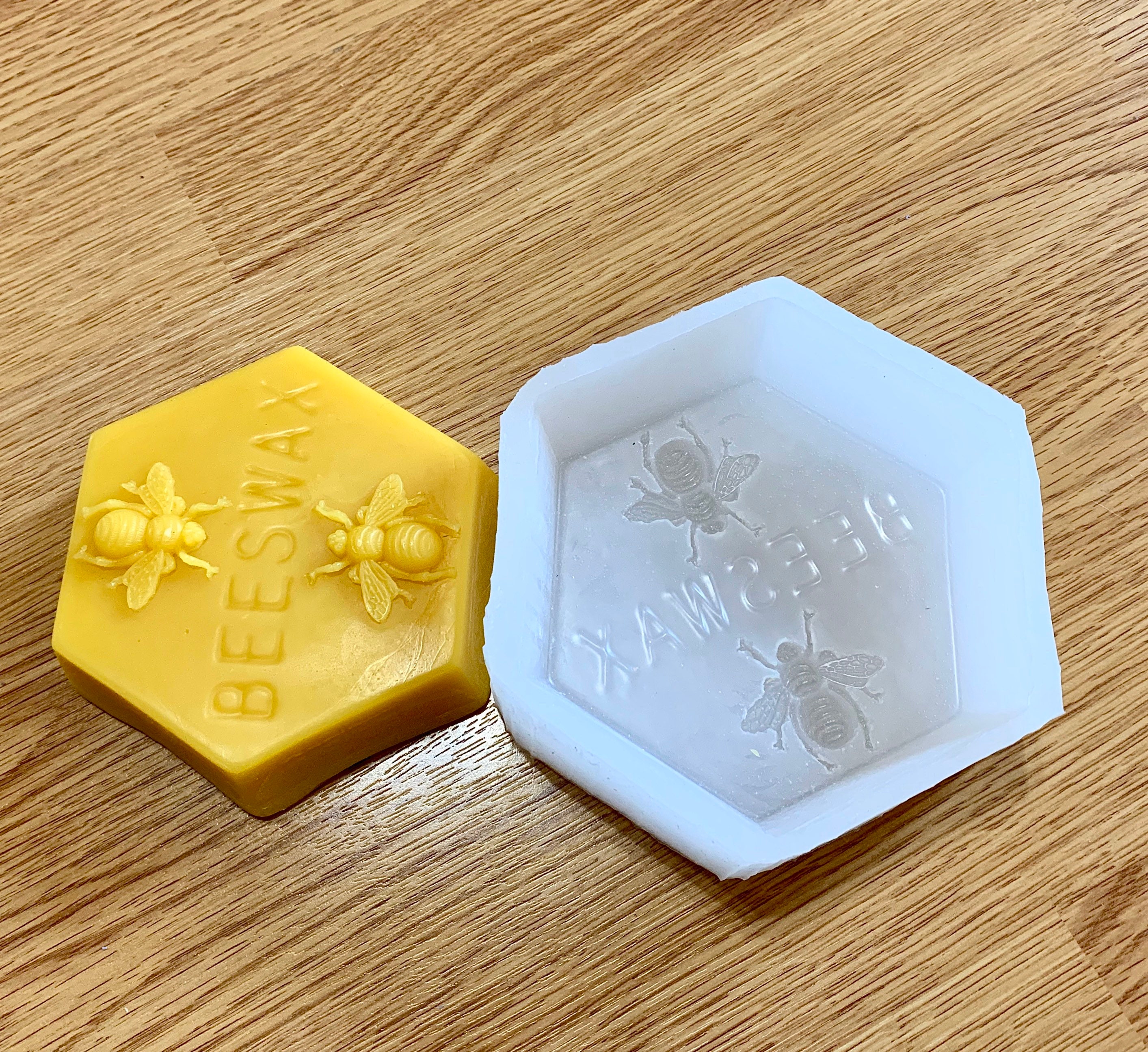 Silicone Beeswax Block Mold Honeybee Tray Mold 8 Ozs Etsy