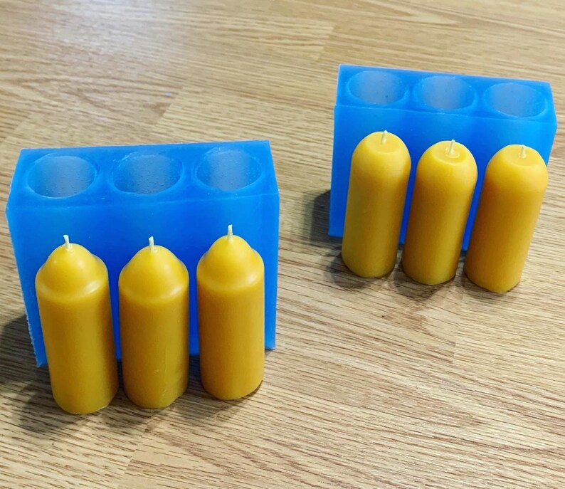 Silicone UCO candle Mold 3 cavity taper mold candle Etsy