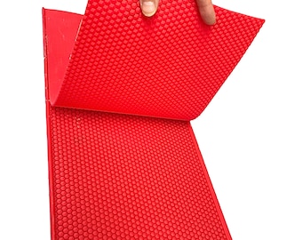 High quality Silicone honeycomb beeswax sheets mold for rolled candle or beehive foundation
