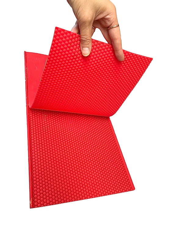 High quality Silicone honeycomb beeswax sheets mold for rolled candle or beehive foundation